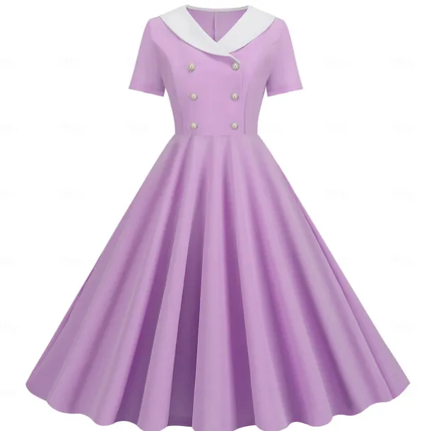 Retro Vintage 1950s Vintage Dress Swing Dress Flare Dress Fancy Dress Women's Carnival Masquerade Casual Daily Bachelorette Party Adults' Dress Homecoming Dresses