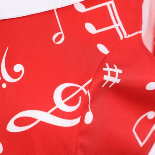 Retro Vintage 1950s Vintage Dress Swing Dress Flare Dress Musical Notes Fancy Dress Women's Carnival Masquerade Casual Daily Bachelorette Party Adults' Dress Homecoming Dresses