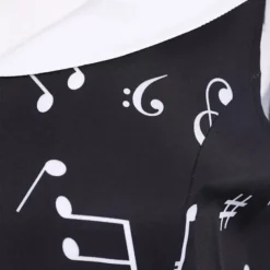 Retro Vintage 1950s Vintage Dress Swing Dress Flare Dress Musical Notes Fancy Dress Women's Carnival Masquerade Casual Daily Bachelorette Party Adults' Dress Homecoming Dresses