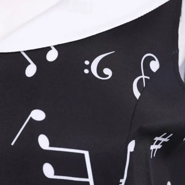 Retro Vintage 1950s Vintage Dress Swing Dress Flare Dress Musical Notes Fancy Dress Women's Carnival Masquerade Casual Daily Bachelorette Party Adults' Dress Homecoming Dresses