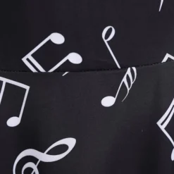 Retro Vintage 1950s Vintage Dress Swing Dress Flare Dress Musical Notes Fancy Dress Women's Carnival Masquerade Casual Daily Bachelorette Party Adults' Dress Homecoming Dresses