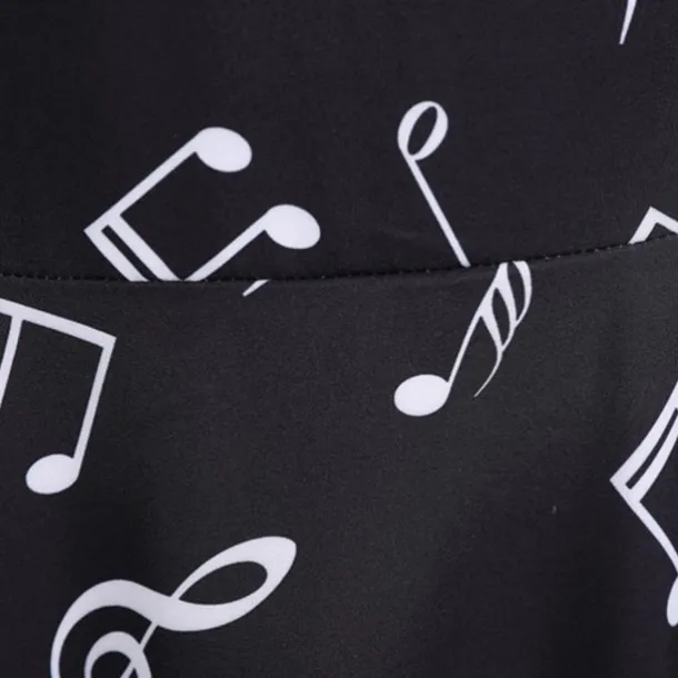 Retro Vintage 1950s Vintage Dress Swing Dress Flare Dress Musical Notes Fancy Dress Women's Carnival Masquerade Casual Daily Bachelorette Party Adults' Dress Homecoming Dresses