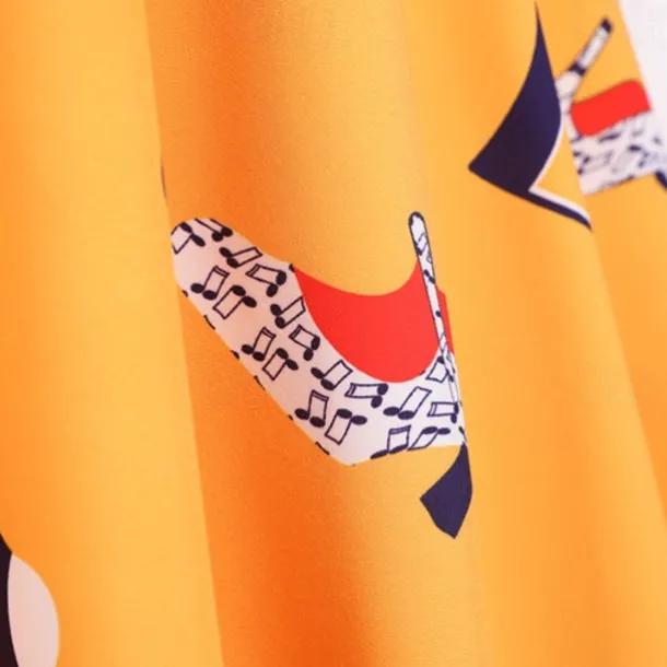 Retro Vintage 1950s Vintage Dress Swing Dress Flare Dress Musical Notes Fancy Dress Women's Carnival Masquerade Casual Daily Bachelorette Party Adults' Dress Homecoming Dresses