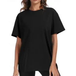 Retro Vintage T-shirt Basic Tee 80s For Women's Adults' Hot Stamping Party Casual Daily Cotton Blend