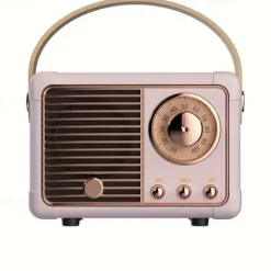 Retro-Style Mini Portable Wireless Speakers - The Perfect Creative Gift for Music Lovers