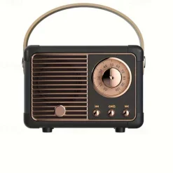 Retro-Style Mini Portable Wireless Speakers - The Perfect Creative Gift for Music Lovers