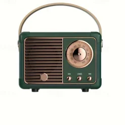 Retro-Style Mini Portable Wireless Speakers - The Perfect Creative Gift for Music Lovers