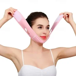 Reusable Double Chin Reducer V Shaped Lifting Firming Face Mask Smooth Wrinkle Face MaskChin Up Mask Face Lifting Belt