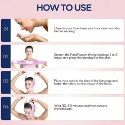 Reusable Double Chin Reducer V Shaped Lifting Firming Face Mask Smooth Wrinkle Face MaskChin Up Mask Face Lifting Belt