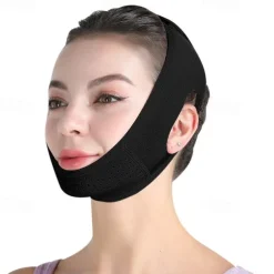 Reusable Double Chin Reducer V Shaped Lifting Firming Face Mask Smooth Wrinkle Face MaskChin Up Mask Face Lifting Belt