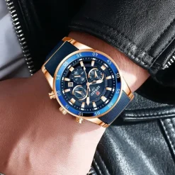 REWARD Men Quartz Watch Outdoor Sports Fashion Casual Luminous Calendar Chronograph Waterproof Steel Silicone Gel Watch