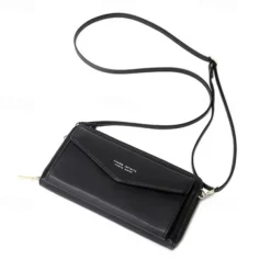 RFID Women Touch Screen Phone Bag Multifunction Purse Card Holder Phone Pocket Small Crossbody for Ladies
