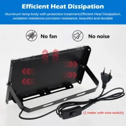 RGB LED Flood Light Waterproof IP65 AC 220V Spotlight Outdoor Garden Lighting Led Reflector Cast Light Floodlights 1/2pcs