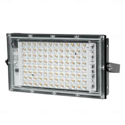 RGB LED Flood Light Waterproof IP65 AC 220V Spotlight Outdoor Garden Lighting Led Reflector Cast Light Floodlights 1/2pcs