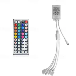 RGB LED Strip Lights Set Dimmable 20m 65.6ft Tiktok Lights 600 LEDs 5050 SMD 10mm Remote Control RC Cuttable Linkable Suitable for Vehicles Self-adhesive Color-Changing IP44