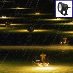 RGB Outdoor Submersible Lights Spotlight for Pond 10W Underwater Lights Waterproof Decorative for Swimming Pool Courtyard Garden 12V