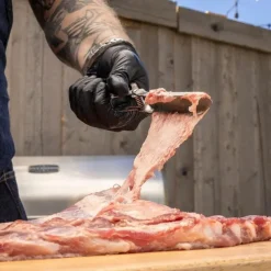 Rib Membrane Remover Stainless Steel Tool Kit - The Ultimate Rib Prep Tool for BBQ Enthusiasts - Ergonomic Design for Easy Membrane Removal - Dishwasher Safe BBQ Accessories