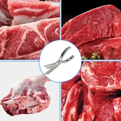 Rib Membrane Remover Stainless Steel Tool Kit - The Ultimate Rib Prep Tool for BBQ Enthusiasts - Ergonomic Design for Easy Membrane Removal - Dishwasher Safe BBQ Accessories