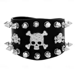 Ring Bracelet / Slave bracelet PU Leather Bracelet Finger Ring Retro Vintage Punk & Gothic Alloy For Cosplay Halloween Carnival Women's Costume Jewelry Fashion Jewelry