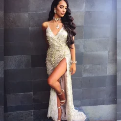 Roaring 20s 1920s Cocktail Dress Flapper Dress Dress Prom Dress Normal The Great Gatsby Charleston Wedding Guest Sequins Fancy Dress Women's Wedding Wedding Guest Event / Party Adults' Dress