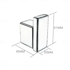 Robe Hook New Design / Creative Contemporary / Traditional Metal 1pc - Bathroom Wall Mounted