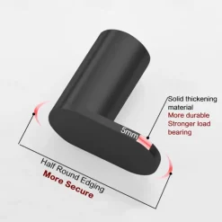 Robe Hook Wall Mounted SUS 304 Stainless Steel Clothes Towel Hooks for Bathroom Kitchen Garage Heavy Duty Stylish Hotel