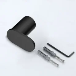 Robe Hook Wall Mounted SUS 304 Stainless Steel Clothes Towel Hooks for Bathroom Kitchen Garage Heavy Duty Stylish Hotel