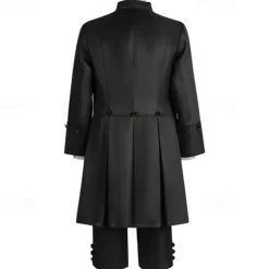 Rococo Baroque Victorian Outfits Solid Colored Fancy Dress Men's Royal Halloween Carnival Performance Party Masquerade Adults' Coat Vest Shirt All Seasons