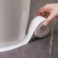 1roll Waterproof Mildew-proof Toilet Caulk Strip, Bathroom Self-adhesive Sealing Tape, Bathroom Waterproof Tape To Prevent Moisture And Mold, Beautiful Seam Stickers On The Edge Of The Bathroom Toilet