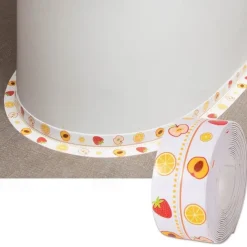 1roll Waterproof Mildew-proof Toilet Caulk Strip, Bathroom Self-adhesive Sealing Tape, Bathroom Waterproof Tape To Prevent Moisture And Mold, Beautiful Seam Stickers On The Edge Of The Bathroom Toilet