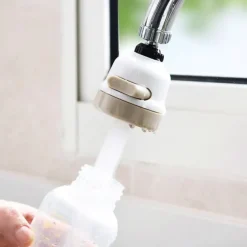 Rotatable Bathroom Kitchen Accessories Water Saver 3 Modes Water Tap Filter Faucet