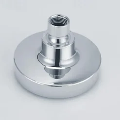 Round Chrome Plated Shower Top Spray，A Grade ABS Silvery Rainfall Soft Spray Function Rain Shower