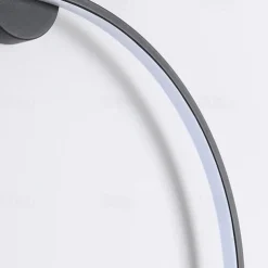 Round Indoor Led Wall Lights Wall Sconces Modern Ring Wall Mounted Lighting Fixture Mid Century Circle Wall Lamps Decor Wall Gold Black 85-265V