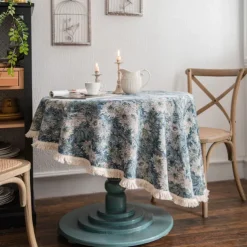 Round Tablecloths Elegant and Durable Table Covers Perfect for Dining and Kitchen Tables Ideal for Everyday Use or Special Occasions