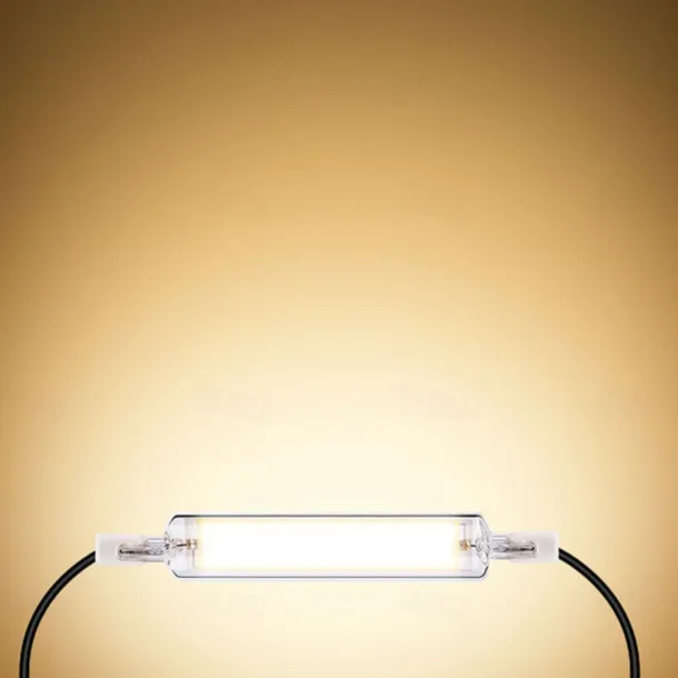 R7S LED Bulb 78mm 118mm Glass Tube High Power COB Light AC110V 220V Home Replace Halogen Lamp 100W Equivalent Warm Cold White 360°Beam Angle 110-240V