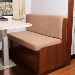 RV Dinette Cushion Covers Stretch Corn Velvet RV Cushion Covers - Elastic Sofa Seat Slipcovers for Camper - Comfortable and Durable for Camping and RV Furniture