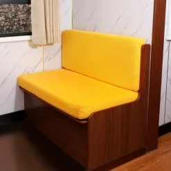 RV Dinette Cushion Covers Stretch Corn Velvet RV Cushion Covers - Elastic Sofa Seat Slipcovers for Camper - Comfortable and Durable for Camping and RV Furniture