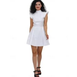 1980s Hip Hop Shiny Metallic Dress Disco Fancy Dress Women's Carnival Costume Halloween Carnival Mardi Gras Performance Party Pride Parade Adults' Dress