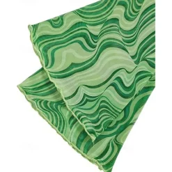 1970s Outfits for Women Bell Sleeve Tops Disco Outfit Floral Mock Neck Mesh Top