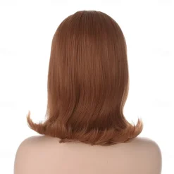 70s Pinup Pelucas 60s Beehive Style Vintage Look Carnival Costume Women Wig wtih Bang