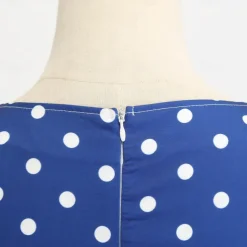 50s Polka Dots Swing Dress Retro Vintage 1950s Grease Outfits Vacation Dress Flare Dress Women's Cosplay Costume Casual Daily Dress Masquerade