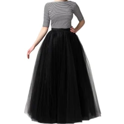 1950s Princess Floor Length Petticoat Hoop Skirt Tutu Under Skirt Fancy Dress Women's Party / Evening Prom Carnival of Venice Adults' Skirt