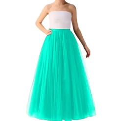 1950s Princess Floor Length Petticoat Hoop Skirt Tutu Under Skirt Fancy Dress Women's Party / Evening Prom Carnival of Venice Adults' Skirt