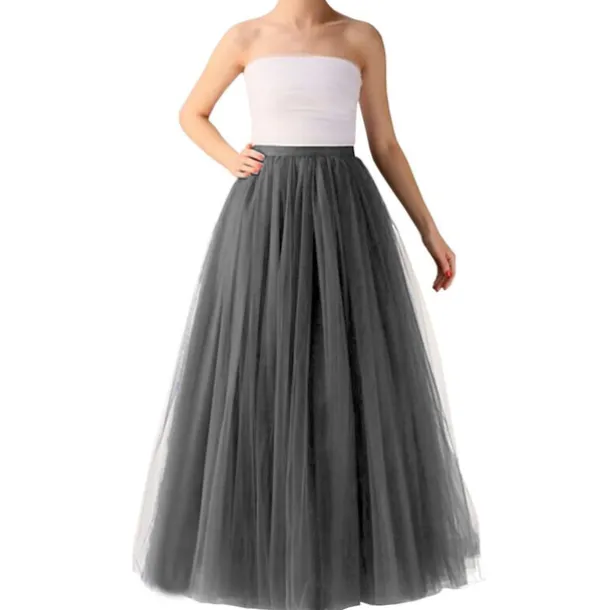1950s Princess Floor Length Petticoat Hoop Skirt Tutu Under Skirt Fancy Dress Women's Party / Evening Prom Carnival of Venice Adults' Skirt
