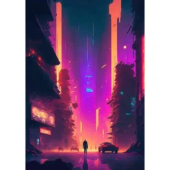 80s 90s Wall Art Colorful Neon Gamer Controller Canvas Poster Fantasy Earphones Esports Gaming Wall Art Painting For Kawaii Room Decor