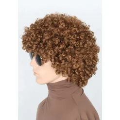70s 80s Afro Wig Short Curly Wig for Men Women Halloween Disco Rock Wig Hippie Costume Wig For Carvinal