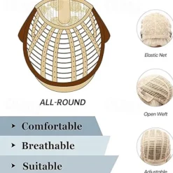 80s 90s Mullet Wigs Pixie Cut Wigs with Bangs for Black Women, Wolf Wig Wavy Long Synthetic Split Wigs with Fringe Mullet Wig for Women Long Cosplay wig Halloween Wigs