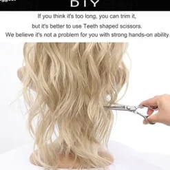 80s 90s Mullet Wigs Pixie Cut Wigs with Bangs for Black Women, Wolf Wig Wavy Long Synthetic Split Wigs with Fringe Mullet Wig for Women Long Cosplay wig Halloween Wigs