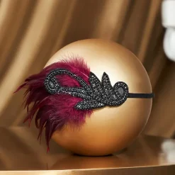 1920s The Great Gatsby Flapper Headband The Great Gatsby Wedding Guest Collarless Fancy Dress Women's Halloween Carnival Masquerade Party Masquerade Wedding Reception Adults' Hair Band All Seasons