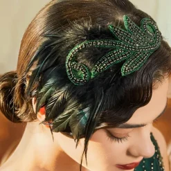 1920s The Great Gatsby Flapper Headband The Great Gatsby Wedding Guest Collarless Fancy Dress Women's Halloween Carnival Masquerade Party Masquerade Wedding Reception Adults' Hair Band All Seasons